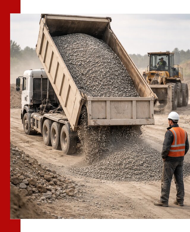 Доставка самосвалом 40 кубов цемента и сыпучих в Курске