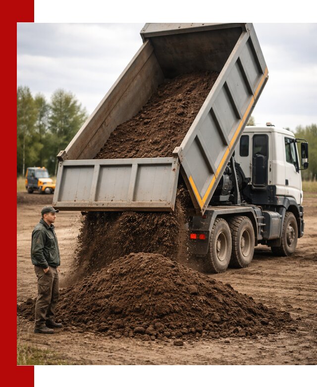 Аренда самосвала с водителем в Курске для сыпучих грузов и навоза