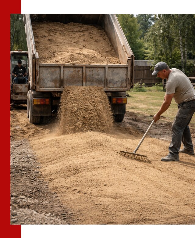Отсыпка участка песком в Курске быстро и качественно